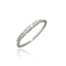 Fehér arany gyűrű 50-es méret - B51628